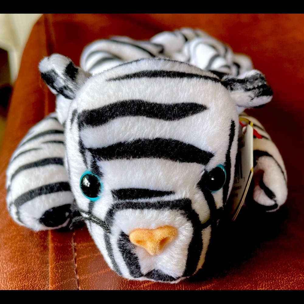Blizzard the White Tiger Beanie Baby